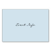 トクラシックラベルトレーラThunder_Cove テーブルナンバー (裏面)