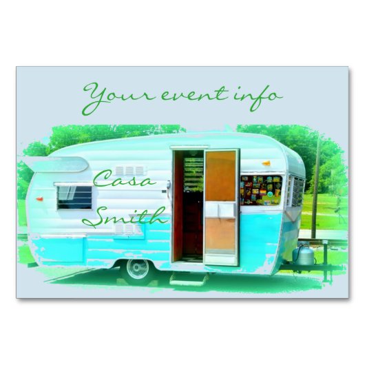 トクラシックラベルトレーラThunder_Cove テーブルナンバー (正面)