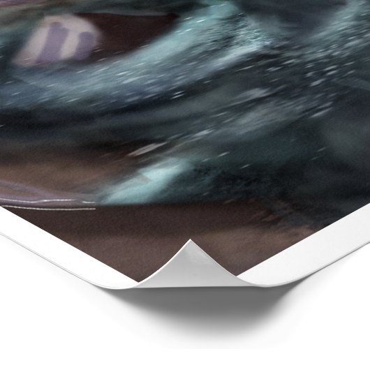 トクルフの光:トクルフが海から昇る ポスター (角)