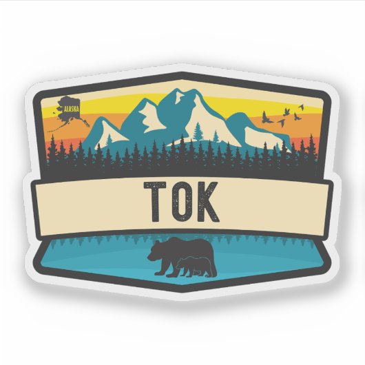 トク、アラスカ州 シール (正面)