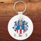 トグニ家紋 キーホルダー (正面)