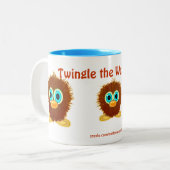 トグルザカディウジー – お尻ドリンクマグ ツートーンマグカップ (正面左)