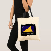 トケラウ国旗 トートバッグ (正面(商品))