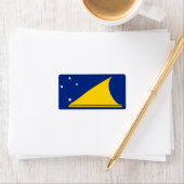 トケラウ国旗 ラベル (インサイチュ)