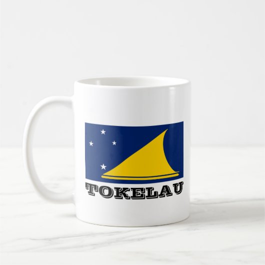 トケラウ・コーヒー・マグ国旗 コーヒーマグカップ (左)