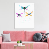 トゲかわいらしバエの水色は素朴 キャンバスプリント (インサイチュ (リビング))