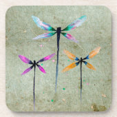 トゲかわいらしバエの水色は素朴 コースター (正面)