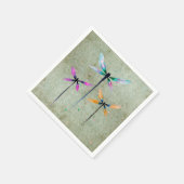 トゲかわいらしバエの水色は素朴 スタンダードカクテルナプキン (角)