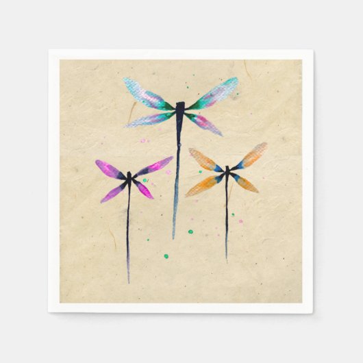 トゲかわいらしバエの水色は素朴 スタンダードカクテルナプキン (正面)