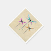 トゲかわいらしバエの水色は素朴 スタンダードカクテルナプキン (角)