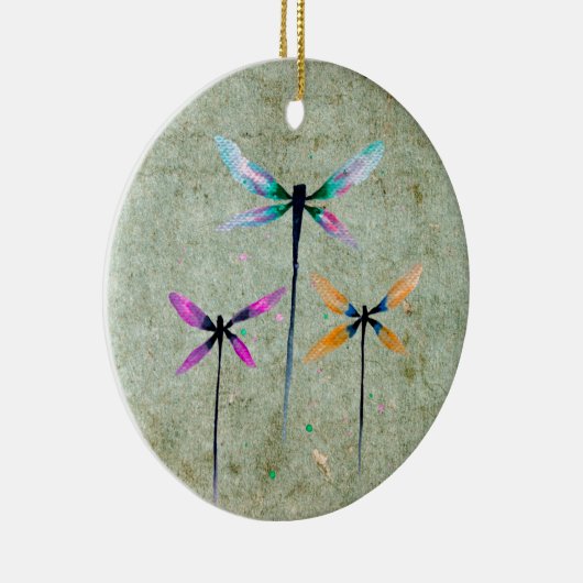 トゲかわいらしバエの水色は素朴 セラミックオーナメント (右)