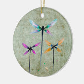 トゲかわいらしバエの水色は素朴 セラミックオーナメント (左)