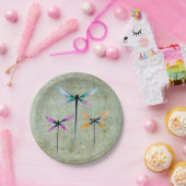 トゲかわいらしバエの水色は素朴 ペーパープレート (パーティー)