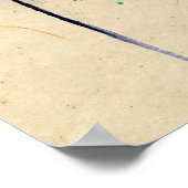 トゲかわいらしバエの水色は素朴 ポスター (角)