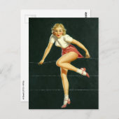 トゲのある針金フェンスのピンナップ, ポストカード (正面/裏面)