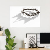 トゲの冠とシャドー王室のカード ポスター (ホームオフィス)