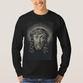トゲの冠をかぶった聖なる顔 Tシャツ