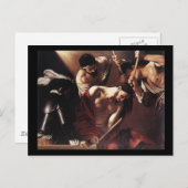 トゲの冠を飾るカラヴァッジョ ポストカード (正面/裏面)