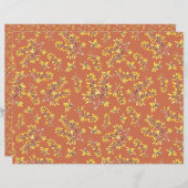 トゲの枝の紅葉 (正面/裏面)