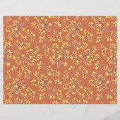 トゲの枝の紅葉 (正面)