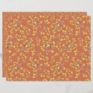 トゲの枝の紅葉