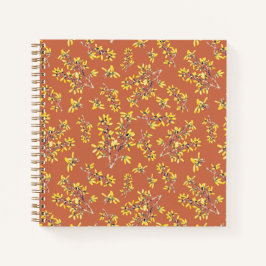 トゲの枝の紅葉 ノートブック