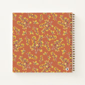 トゲの枝の紅葉 ノートブック (裏面)