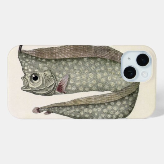 トゲウミヘビの魚、ヴィンテージの海洋水生生物 Case-Mate iPhoneケース (裏面 (横))