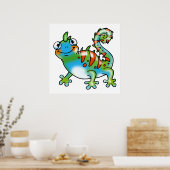 トゲカラフルおもしろいゲ ポスター (キッチン)