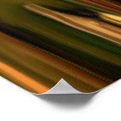 トゲトゲの踊り　抽象芸術 ポスター (角)