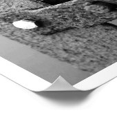 トゲワイヤーフェンスの角柱 ポスター (角)