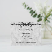 トゲワイヤー翼付きドクロサイバーゴス招待状 招待状 (スタンド正面)