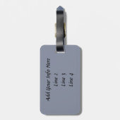 トゲンブルク乳業ヤギ ラゲッジタグ (裏面縦)