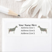 トゲンブルグデイリーヤギ差出人住所ラベル ラベル (インサイチュ)