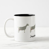 トゲンブルグデイリーヤギ ツートーンマグカップ (左)