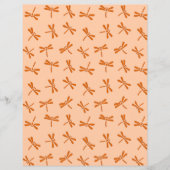 トゲ日本のウバエ模様、コーラルオレンジ (正面)