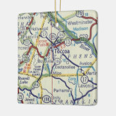 トコアGAヴィンテージマップ セラミックオーナメント (左)