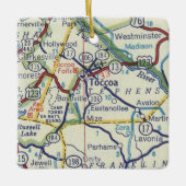 トコアGAヴィンテージマップ セラミックオーナメント (正面)