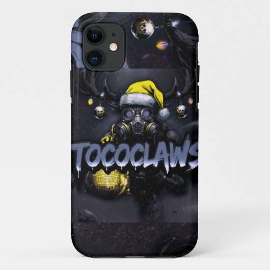 トコクロウズ, 有毒な野球, ガスマスクアート, スケルトン Case-Mate iPhoneケース (裏面)