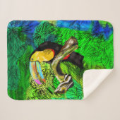 トコバードトゥカンベビーシェルパブランケット シェルパブランケット (正面(横))