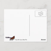 トコパ滝Iアットセコイア国立公園 ポストカード (裏面)