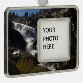 トコパ滝IIアットセコイア国立公園 シルバープレートフレームオーナメント (右)