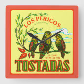 トシュタアス スクエア壁時計 (正面)