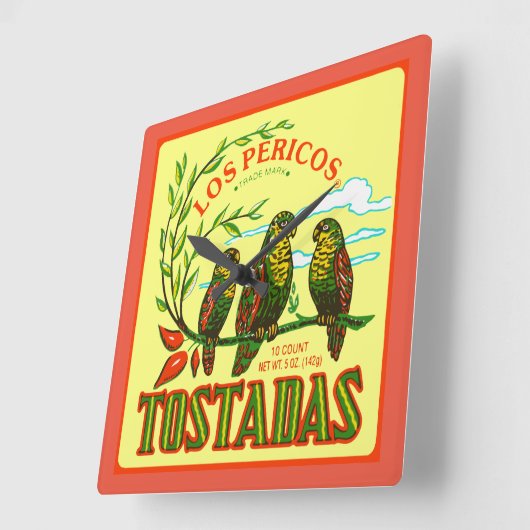 トシュタアス スクエア壁時計 (傾斜)