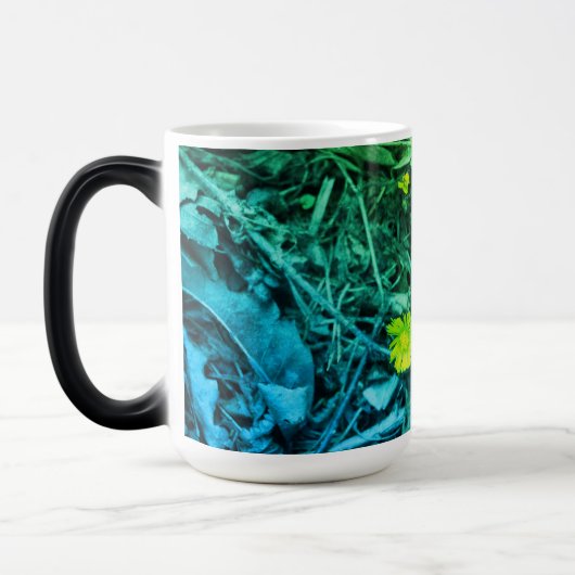 トシルガファラコルツフット花 モーフィングマグカップ (左)