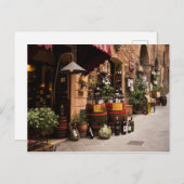 トスカイタリアンナ州モンテプルシアノのワインショップ ポストカード (正面/裏面)