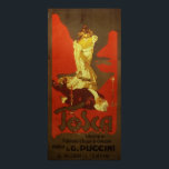 トスカオペラ ポスター<br><div class="desc">ジャコモ・プッチーニのオリジナルオペラ「トスカ」に使われる広告ポスター。</div>