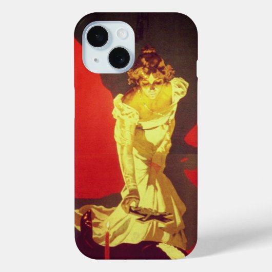 トスカオリジナルポスター、詳細(Giacomo Pucccini) Case-Mate iPhoneケース (裏面)