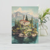 トスカナヴィンテージ旅行はがき 招待状 (スタンド正面)