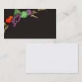 トスカナ式のムギのフルーツの料理の名刺B 名刺 (正面/裏面)